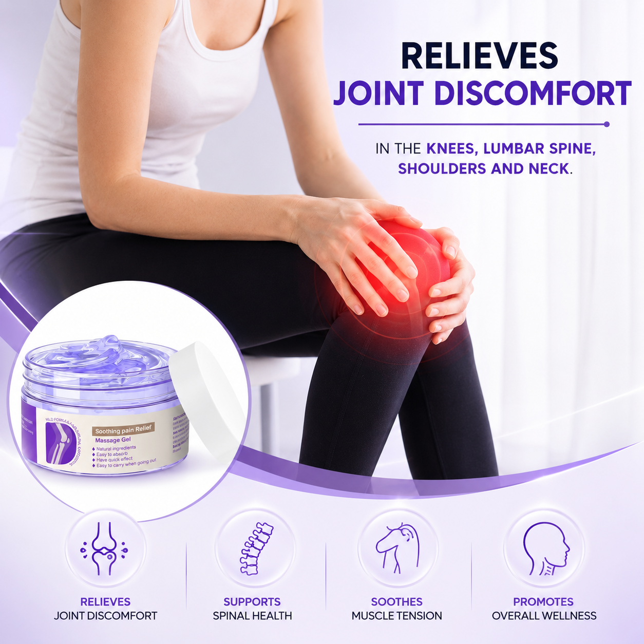 KREAIN Joint Pain Relief Purple Gel